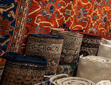 Alfombra antigua clásica de colección